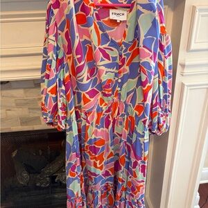 FRNCH Vibrant Multicolor Kids Dress